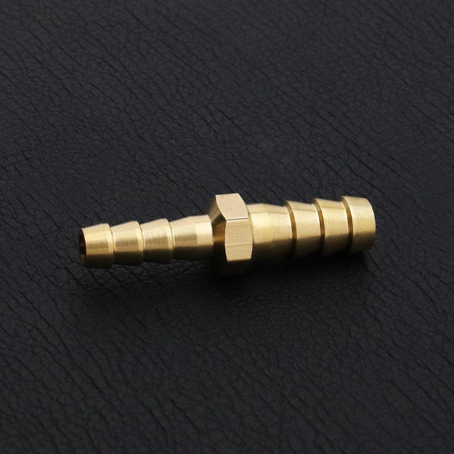 Emsea 2Pcs 8Mm to 6Mm Barb Reducer Tube Mender Splicer Joiner Union Brass Fitting image number 5