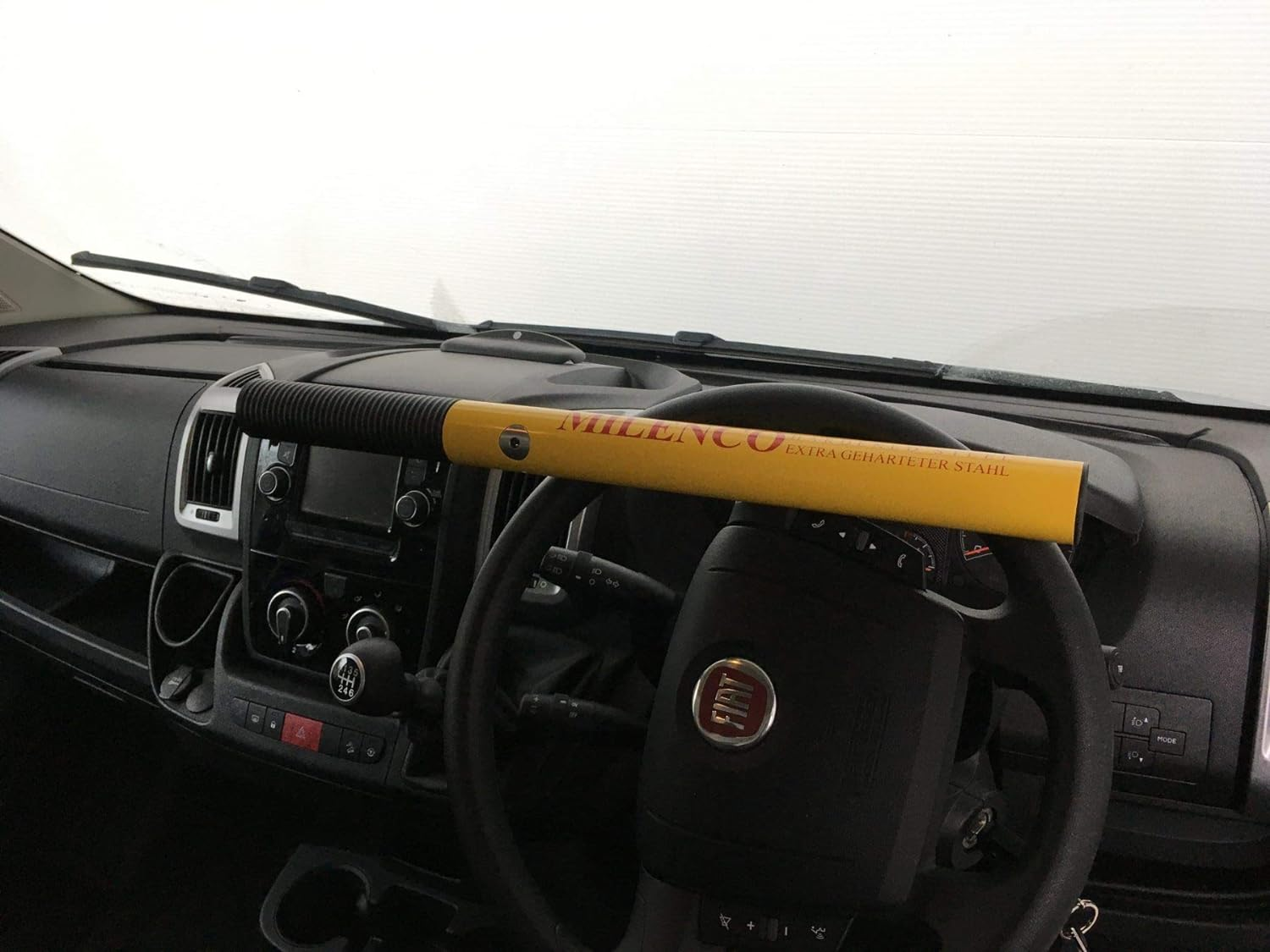 Milenco HSL Steering Wheel Lock, Yellow image number 6