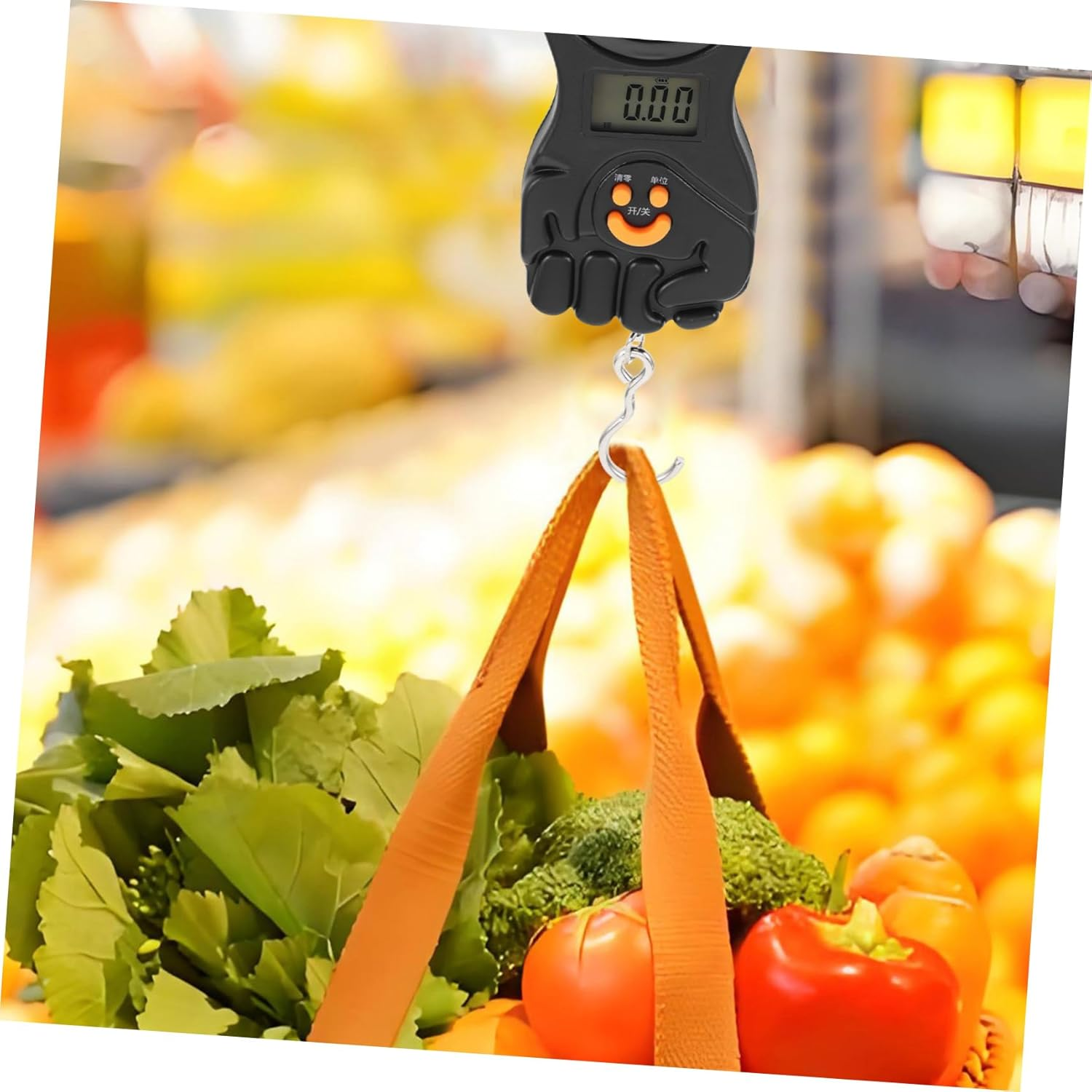 CATIEBYE Luggage Scale 50Kg Mechanical Hanging Battery Included for Suitcase Parcels