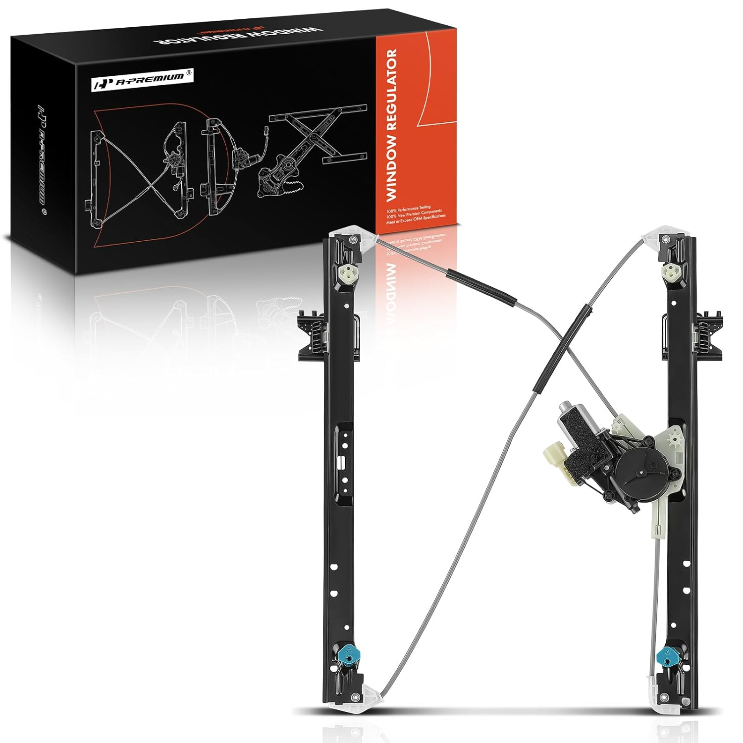 A-Premium Power Window Regulator with Motor Compatible with Land Rover Discovery L462 2017-2020 with Auto-Up Front Driver Side image number 1