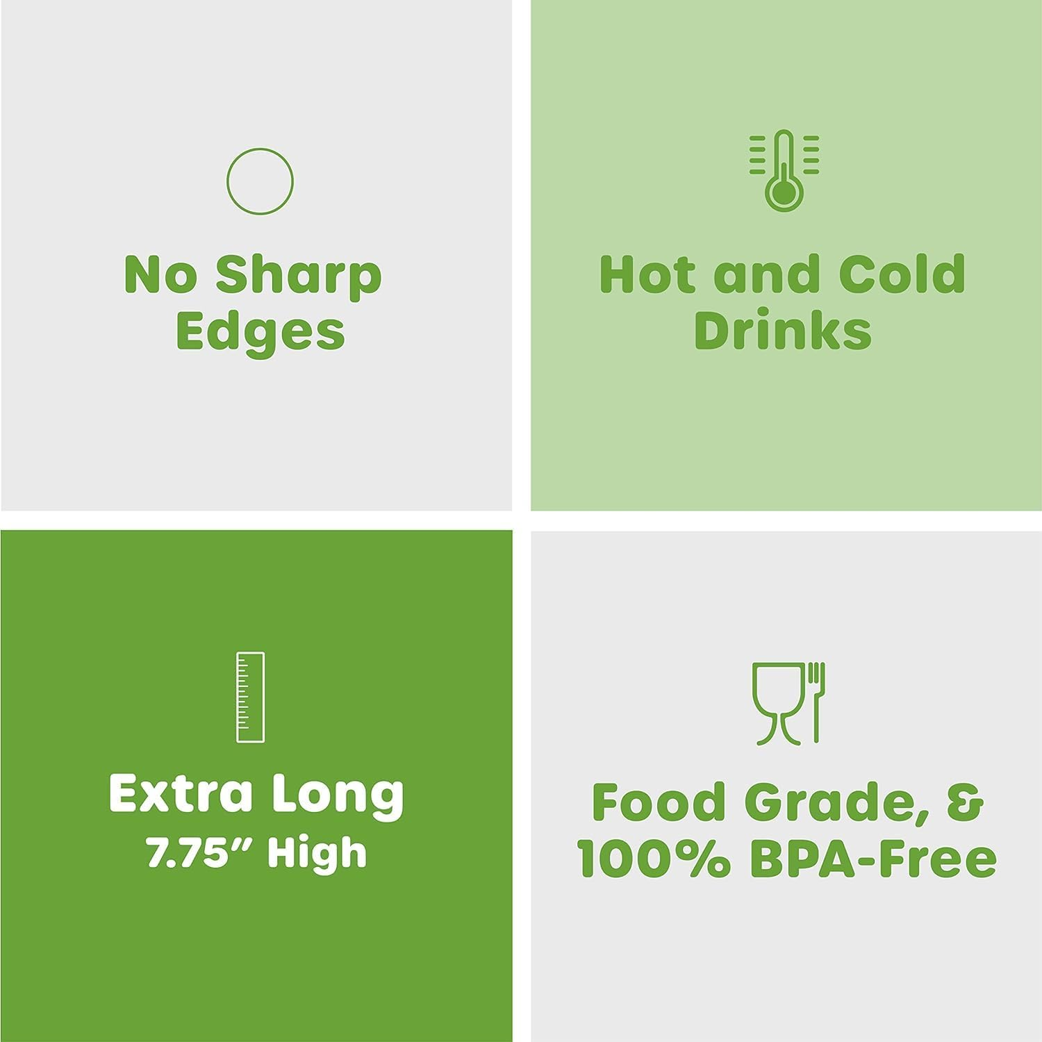 600 Pcs Reusable Straws, 20Cm Long, Multiple Colors Straws,Stripes Multiple Colors Straws,Suitable for Party, Various Drinks, Juice, Milk, Tea image number 3