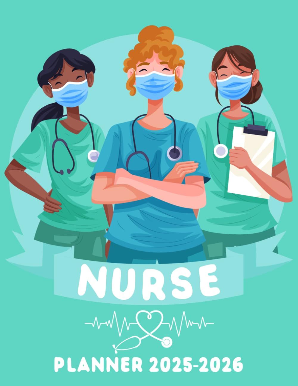 Nurse Monthly Planner 2025-2026: 2 Years Organizer with Calendar, Appointment and Much More Gifts for Women & Student.