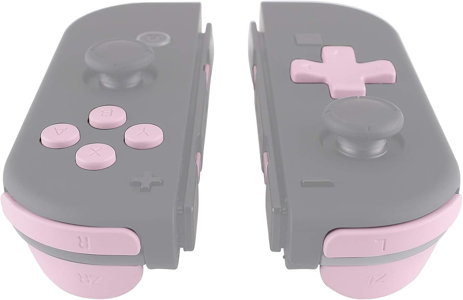 Cherry Blossoms Pink D-Pad ABXY Keys SR SL L R ZR ZL Trigger Buttons Springs, Full Set Buttons for Nintendo Switch Joy-Con & Switch OLED Joycon (D-Pad ONLY Fits for Extremerate Joycon D-Pad Shell) image number 3