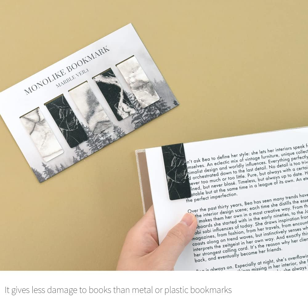 Monolike Magnetic Bookmarks Mable Ver.1, Set of 5 - Mable Ver.1 + Ver.2 image number 2