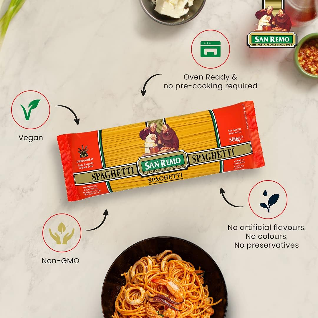 San Remo Spaghetti, 500G image number 3