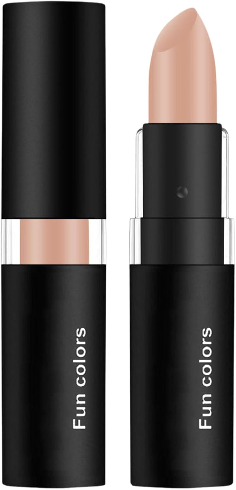 Hedmy Matte Lip Gloss Waterproof Long Wearing Liquid Lipstick with Rich Color for Holiday Events Nude One Size