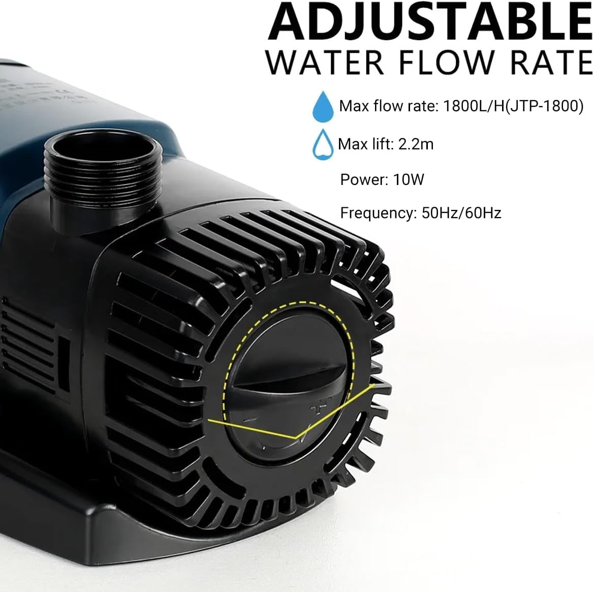AIMALL Sensen JTP1800 Water Pump, Submersible Aquarium Pump, Variable Frequency, Fish Tank, Fish Culture image number 3