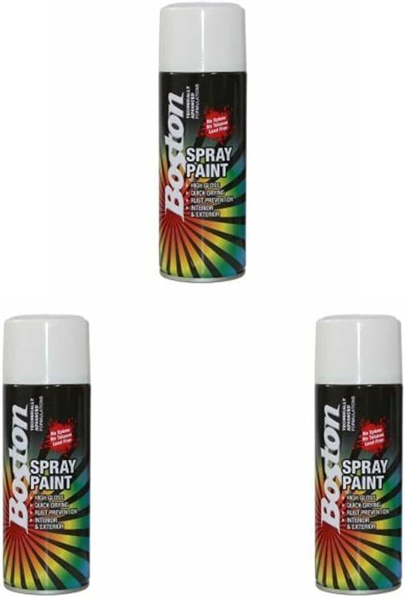 Boston Aerosol Spray Paint Primer 250 G, White image number 1