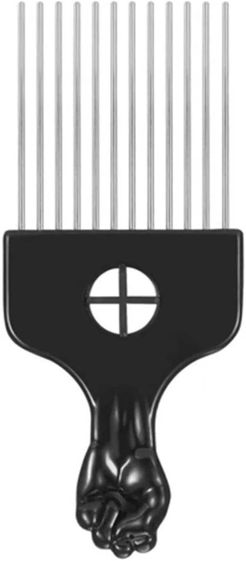 MILIOG Magic Curl Sponge Set for Men & Women &ndash; 3PCS Hair Styling Kit with Glove, Metal Pick & Twist Comb | Textured Hair Tools for Afro, Natural Curls, Dreads & Waves (Black) image number 6