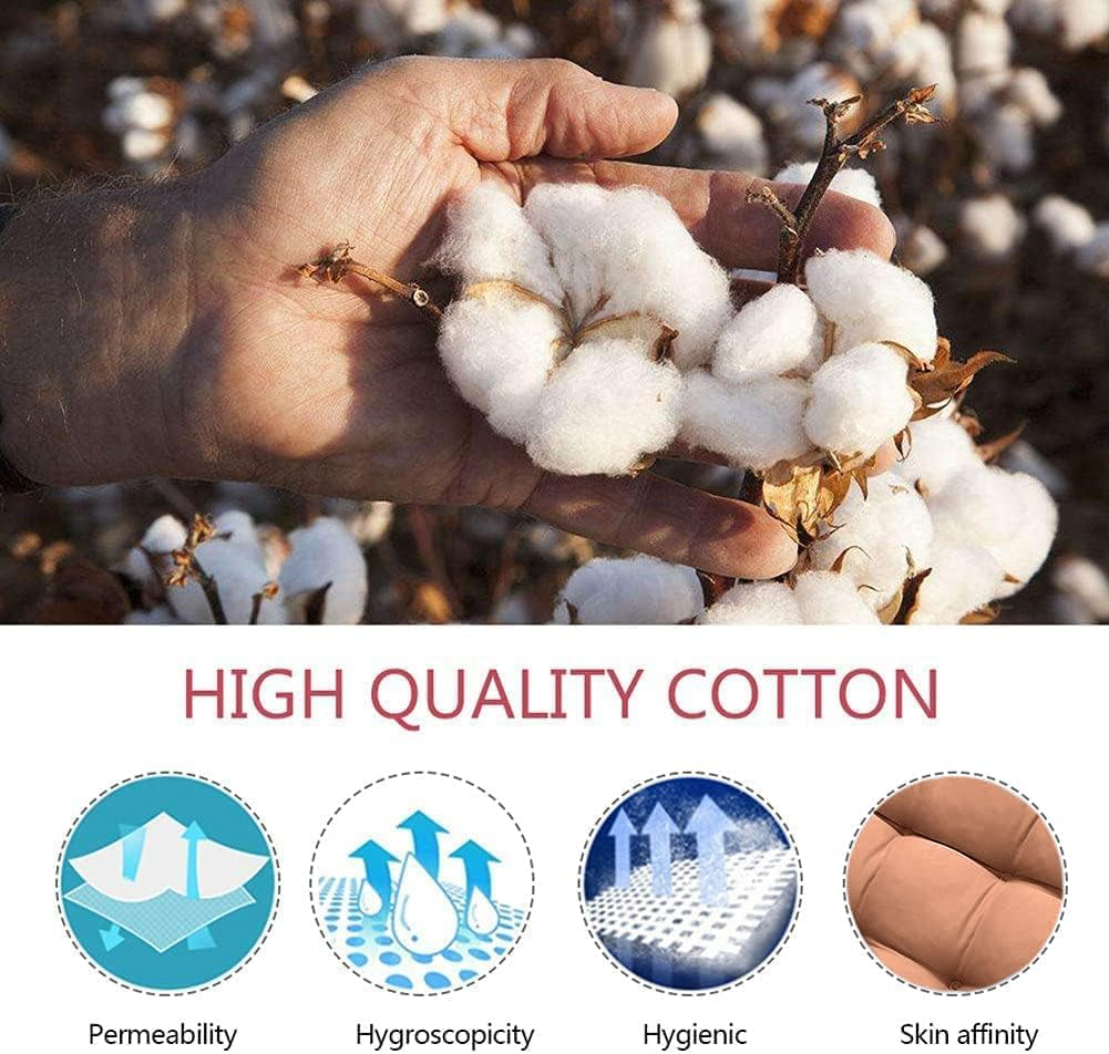 Sun Lounger Chair Cushions, Sundlight Patio Cushions Chaise Indoor/Outdoor Mattress Recliner Quilted Thick Padded Seat Cushion Reclining Chair Rocking with Ties (155X48X8Cm, Light Brown) image number 4