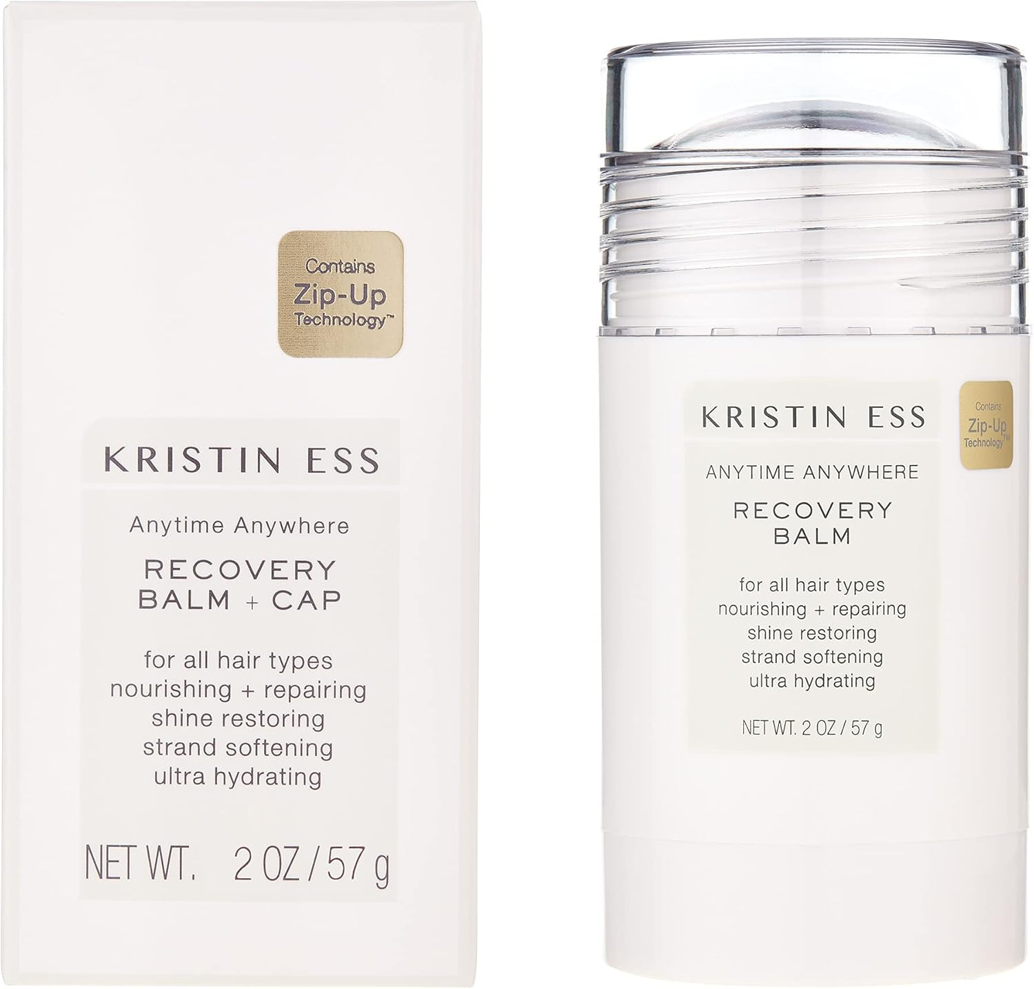 Kristin Ess Hair Wax Stick for Slick Back Ponytails + Slick Back Buns with Coconut Oil + Castor Oil for Flyaways + Dry Damaged Hair + Edge Control Restore Shine, Soften Hair, Clean Girl Essentials 2Oz image number 2