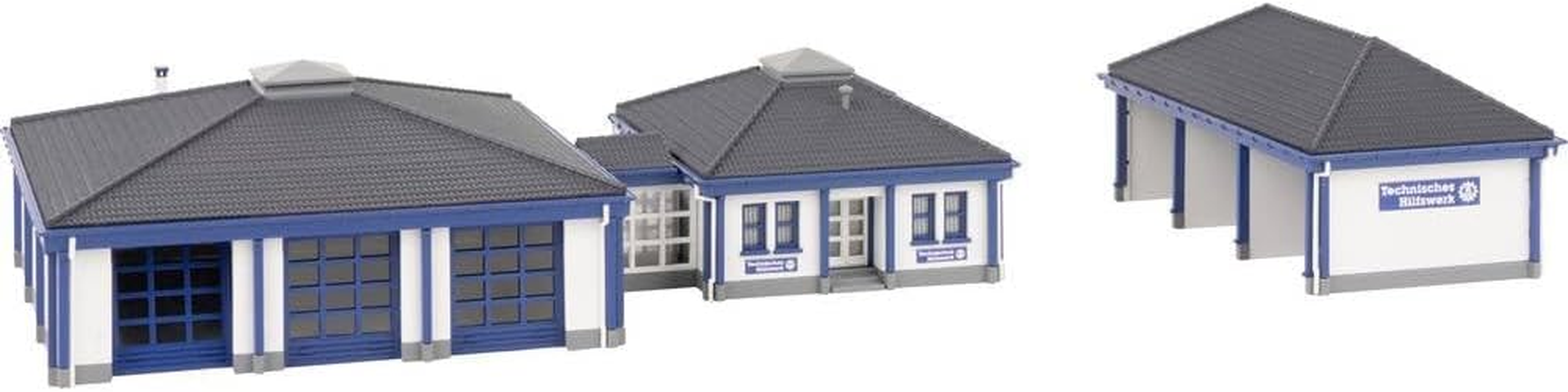 Faller 231725 N THW Building with Vehicle Hall