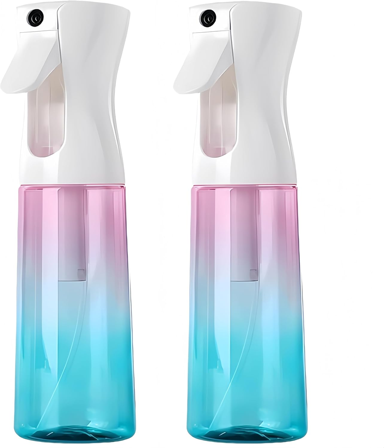 2 Pack Water Spray Bottles, Continuous Mister Spray Bottle for Hairstyling, Cleaning, Plants, Pets, Barbers, Salons, Essential Oil Scents, 6.8 OZ / 200 ML image number 3