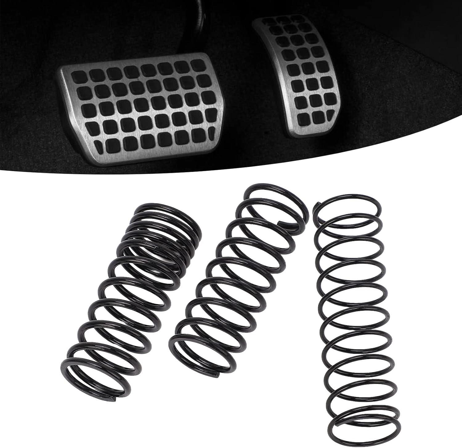 Upgrade Mod Brake Pedal Spring Pedal Spring Throttle Pedal Spring Kit with Accurate Size for G25 G27 G29 G920 Racing Wheel, Improve Lap Time and Consistency image number 2