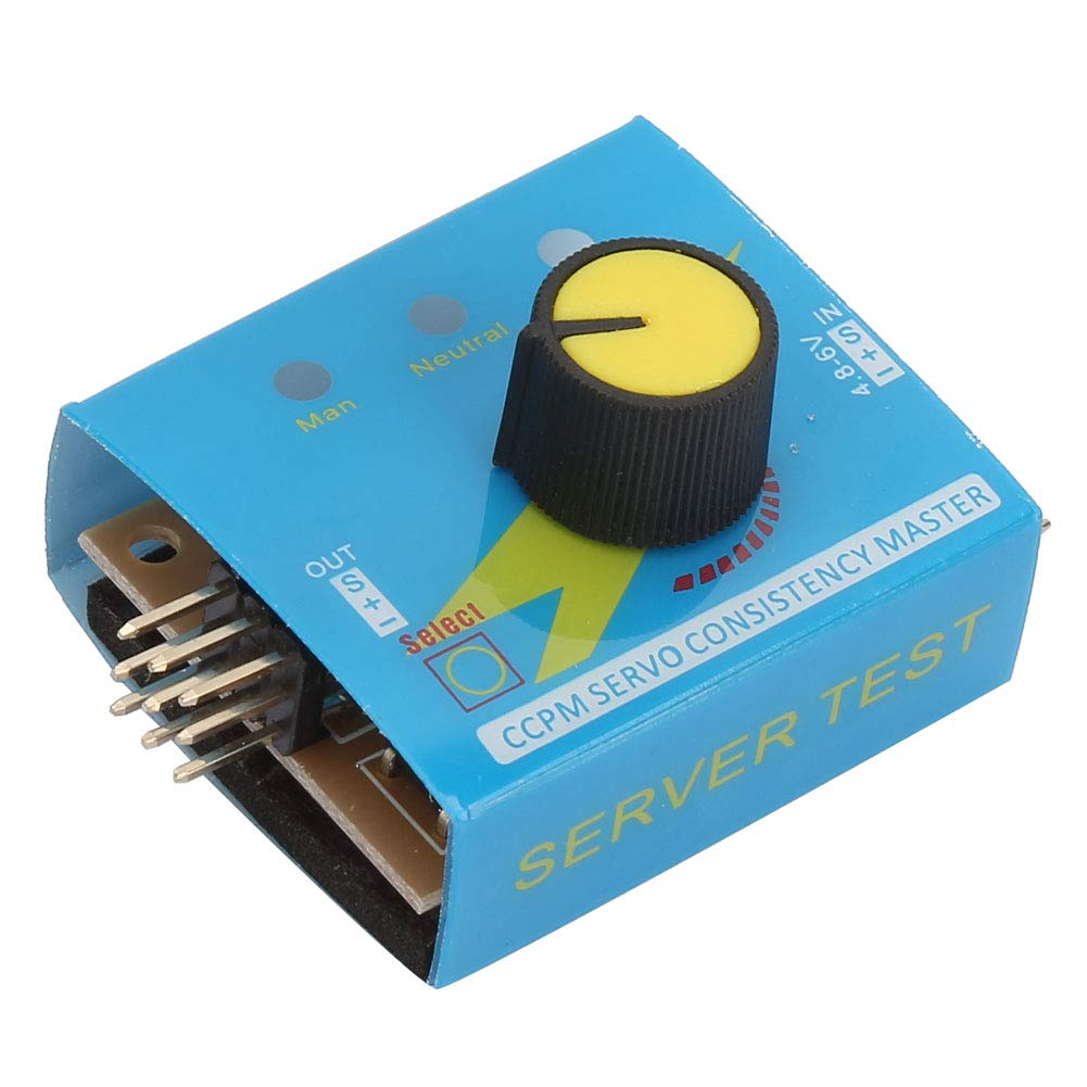 Servo Tester, Useful Stability Servo Testing Machine, 3 Channels DC 4.2-6.0V for RC Boat RC Airplane Use RC Car ESC Testing image number 2