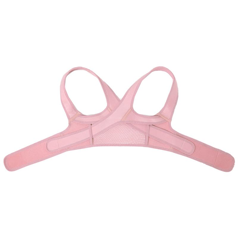 Seamless Upper Back Brace Invisible Posture Corrector Women Men Adjustable Hunchback Correction Belt for Clavicle Support and Providing Pain Relief from Neck, Shoulder (Skin, XL)