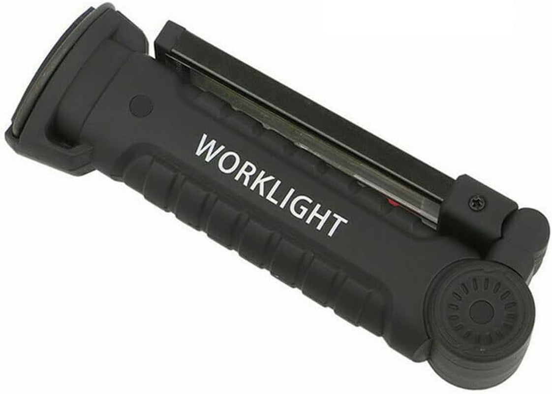 Rechargeable COB LED Hand Torch Flashlight Work Light Cordless Magnetic 1/2X (1X Big) image number 4