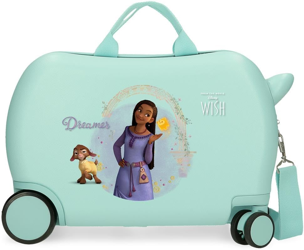 Joumma Disney Wish Dreamer Children'S Suitcase Blue 45X31X20Cm Hard Shell ABS 24.6L 1.8 Kg 4 Wheels Hand Luggage, Blue, Children'S Suitcase, Blue, Children'S Suitcase image number 4