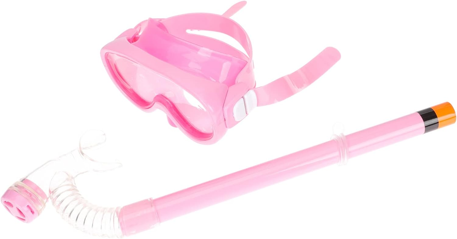 BESPORTBLE 1 Set Kids Snorkel Set Children Anti- Fog Diving Masks Swimming Goggles Snorkeling Gear Semi- Dry Snorkel Equipment for Children Boys Girls Juniors Blue