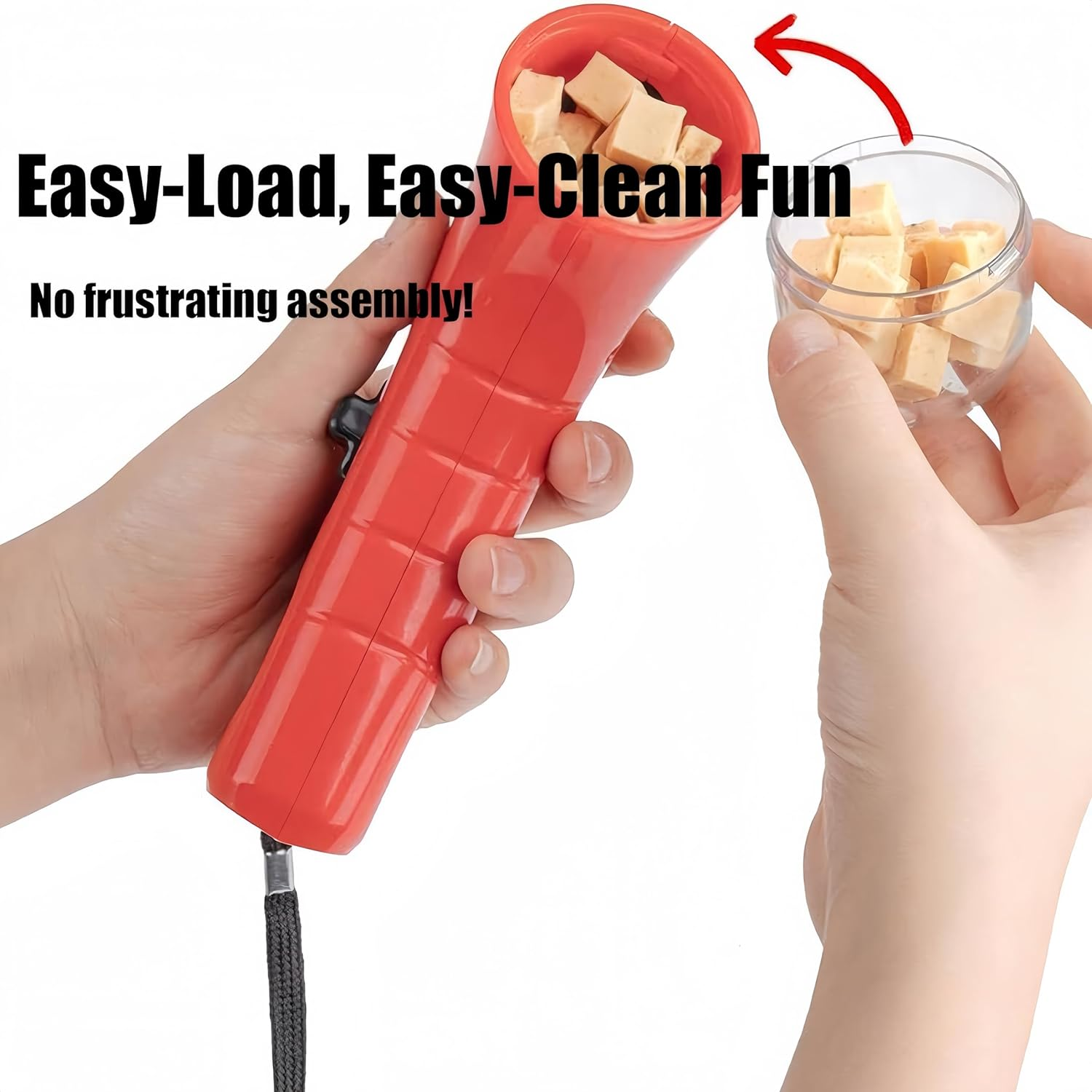 Interactive Dog Toys for Boredom Interactive Cat Treat Gun Handheld Dog Enrichment Puzzle Feeder Pet Snack Dispenser for Home Outdoor image number 4