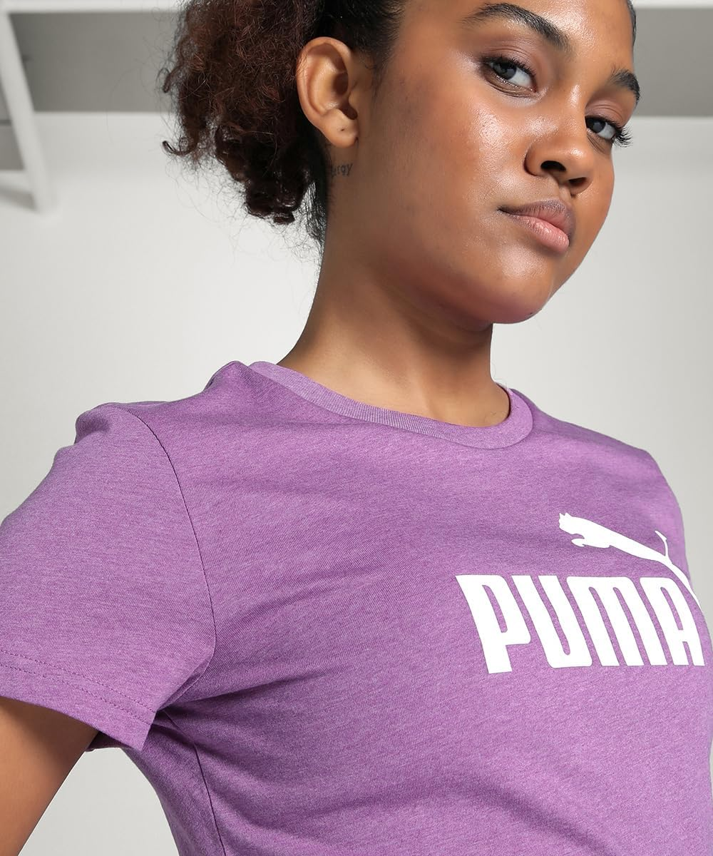 Puma Women'S Essential No. 1 Logo Heather Tee image number 3