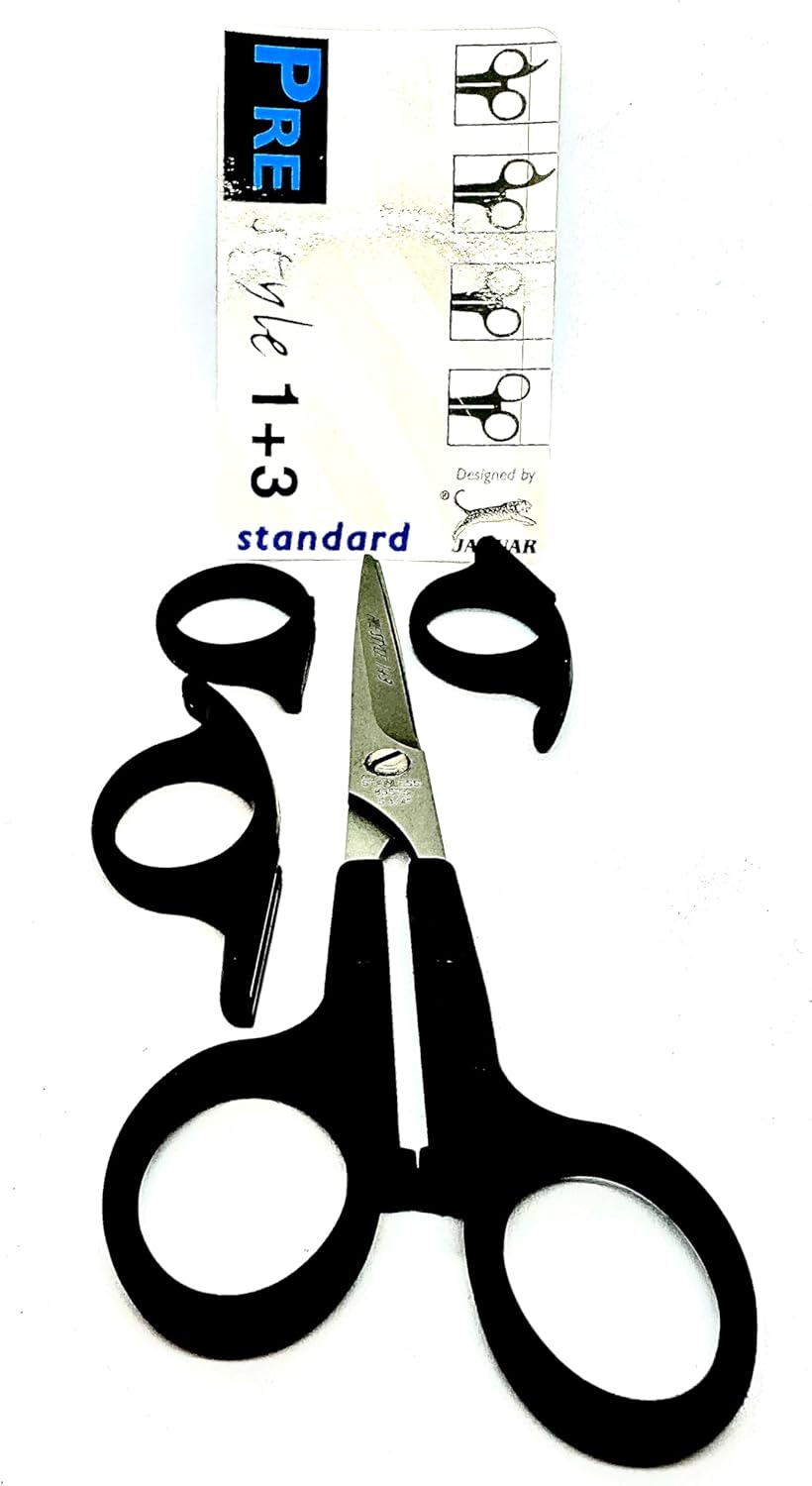 Jaguar Solingen Pre Style 5.75 Inch Professional Scissors - Prestigious Series - 3 Independent Rings for Various Applications and Ergonomics - Hairdressing Scissors and Precision Cut image number 5