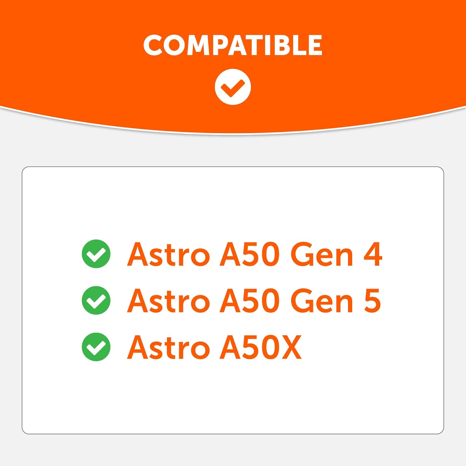 WC Mod Kit A50 - Cooling Gel Earpads + Headband Replacement for Astro A50 Gen 4, Gen 5 & A50X by Wicked Cushions | Enhanced Comfort, Cooling & Durability | Black image number 2