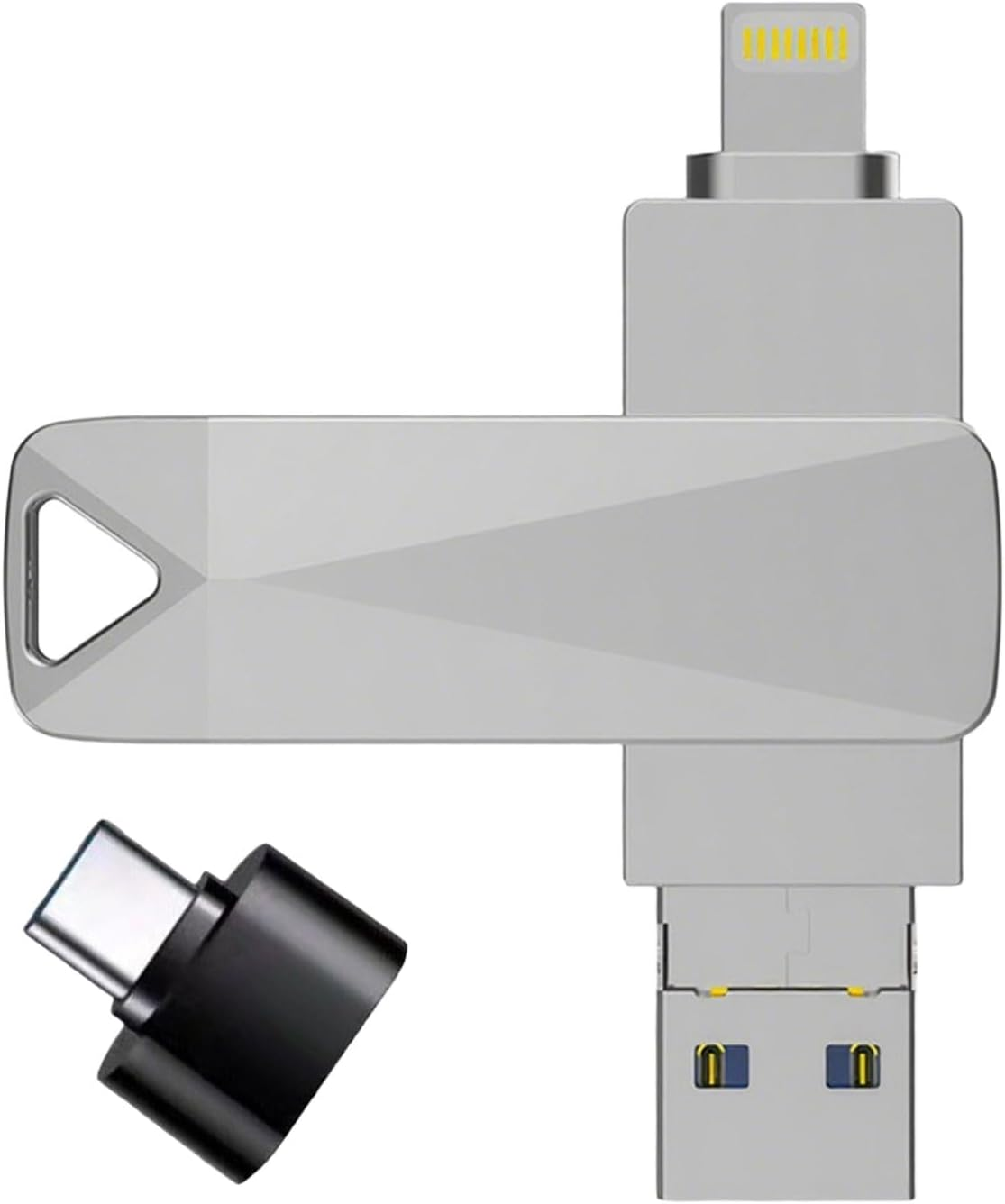 4-In-1 USB Drive, 2TB Iphone USB Stick, USB Flash Drive, External Storage USB 3.0 Memory Stick Thumb Drive, Compatible with Iphone/Pc/Ipad/Android/More Devices image number 1