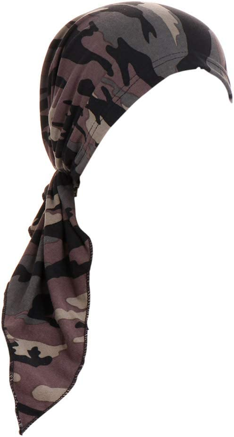 Fxhixiy Pre-Tied Bandana Turban Hat Chemo Cancer Headscarf Headwraps Headwear for Women Hair Cover Hat