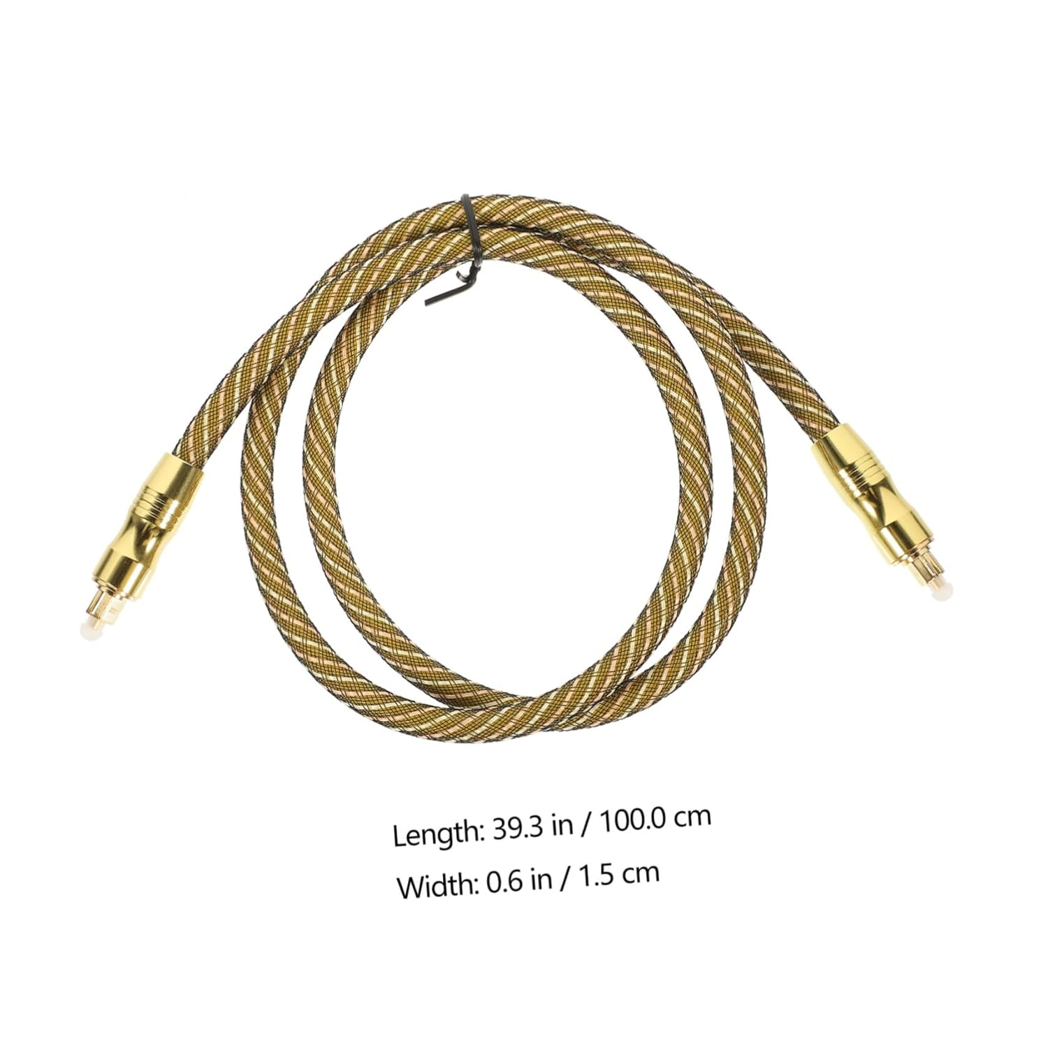 Yardenfun 1M Fiber Optic Cable for Home Theater Digital Optical Audio Cable Optic Male to Male Cord