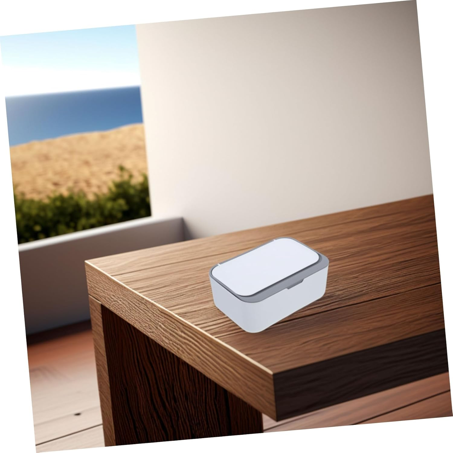 Wet Tissue Box Cover Wipes Dispenser for Desktop Home Office Use Wipe Box Dispenser image number 2