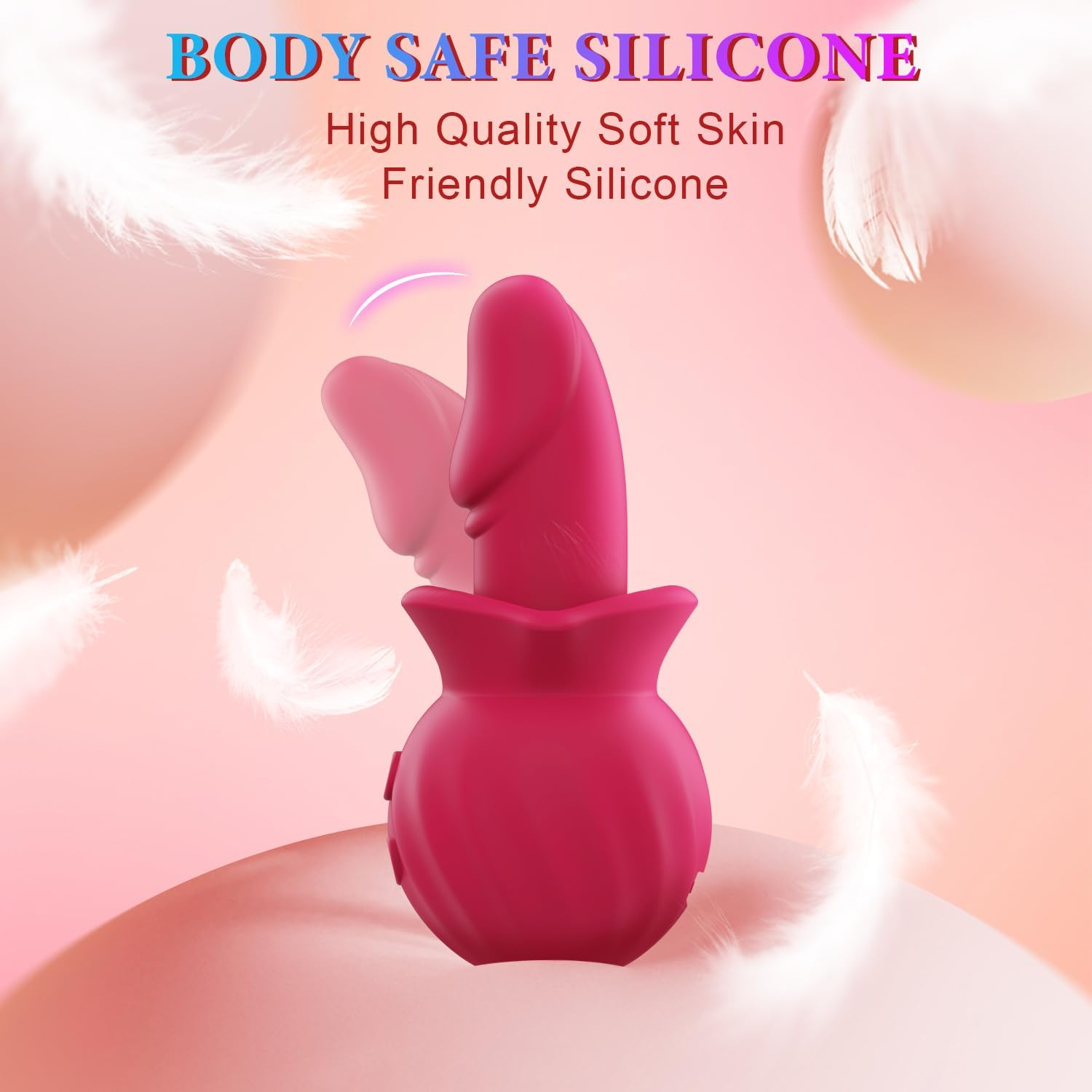 2024 Newest Rose Waterproof Silicone Toy, Rose Red Toys Relaxing Toy for Couple Women Men Adult image number 1