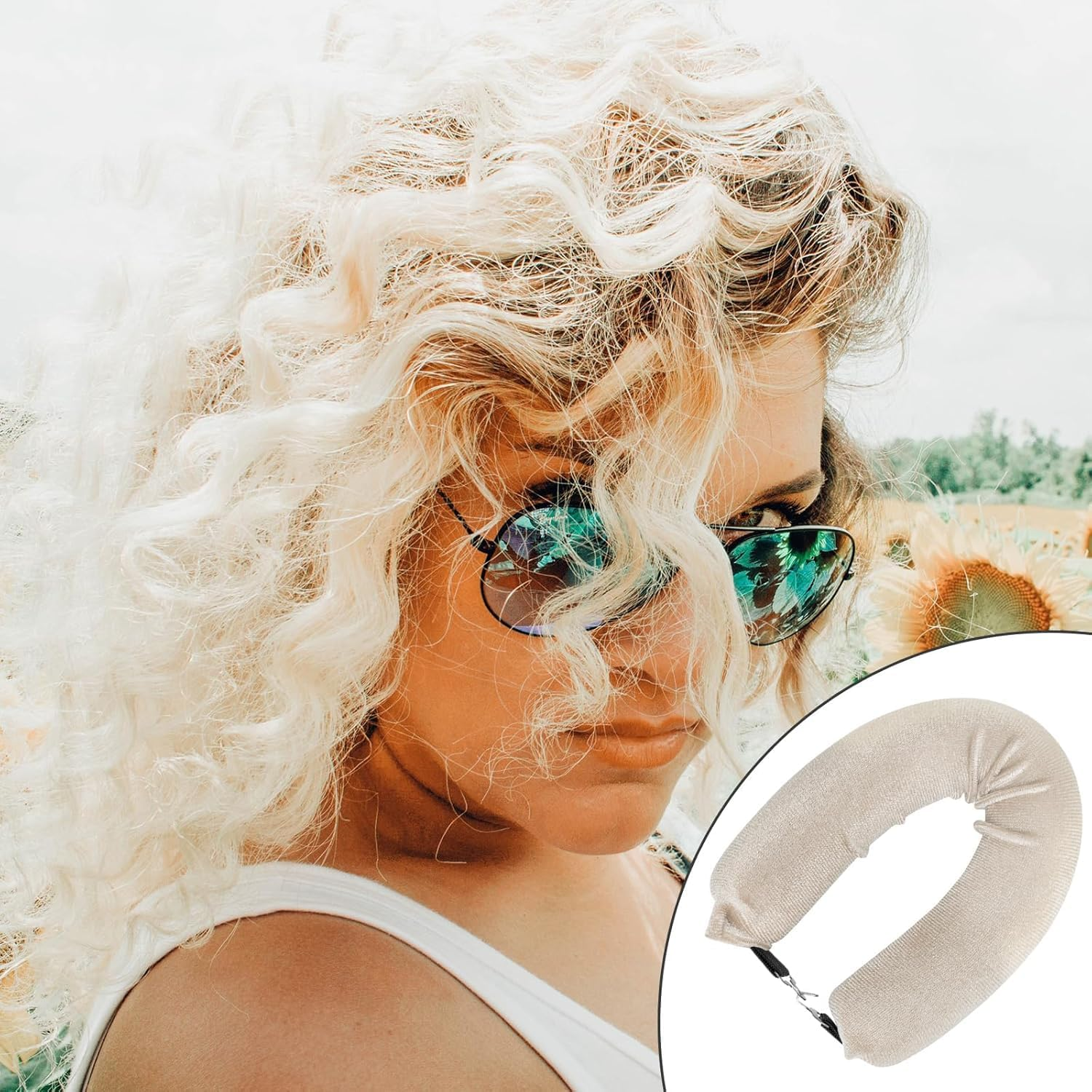 Heatless Curls Overnight Blowout Rod,3Pcs Heatless Hair Curler Blowout Rod,Overnight Heatless Hair Curler,Overnight Heatless Curls Blowout Rod with Hook,Overnight Heatless Curls Blowout Rod for Women image number 3