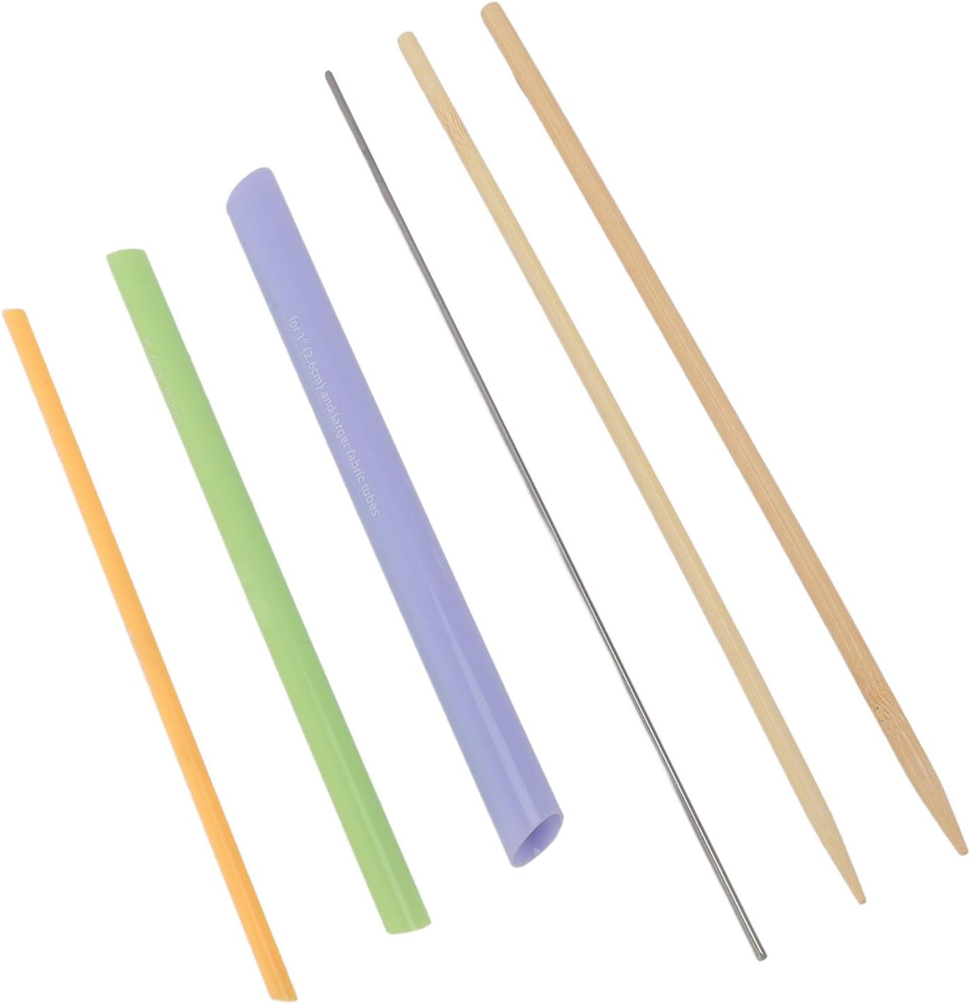 Fabric Tube Turners Set, Assorted Sizes Tube Turners Sewing Tool, Multifunctional Fast Turn Tube Turners for Crafts, DIY Handmade Knitting Accessories image number 2