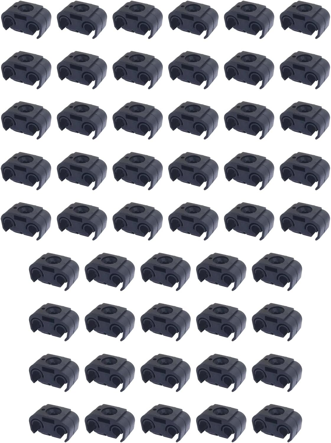 50PCS Car Brake Line Brake Hose Double Clip Bracket Holder Compatible with Au_Di Compatible with Seat Compatible with V_W image number 4