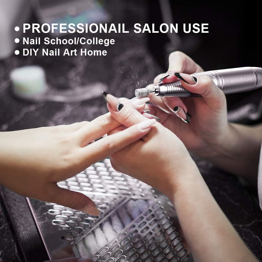 Melodysusie Handpiece for Scamander Professional Rechargeable 30000 Rpm Nail Drill, Portable E-File, Electric Grinder Tool for Acrylic Nail Natural Extension Poly Nail Gel, High Speed, Low Heat image number 6