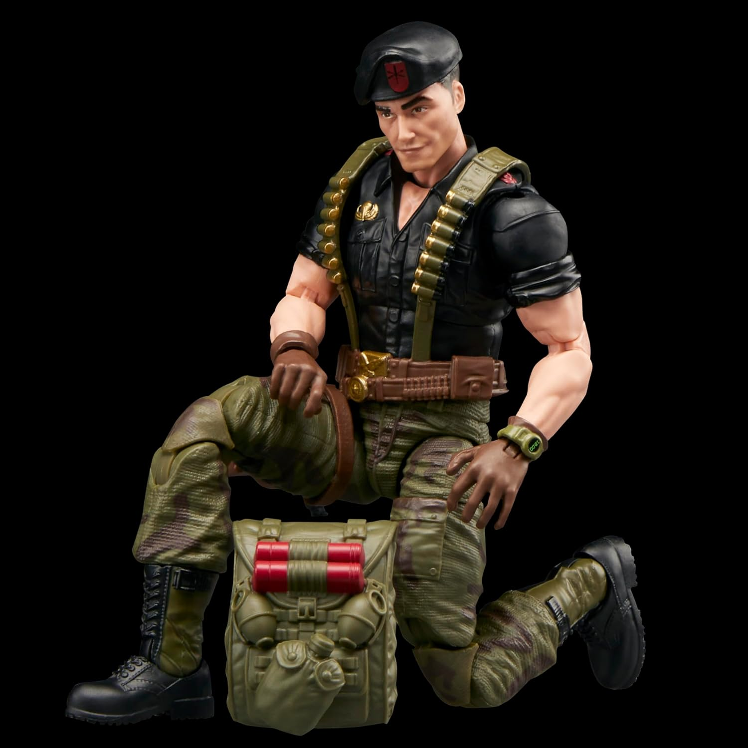 G.I. Joe Classified Series Retro Cardback Flint, Collectible 6 Inch Action Figure with 9 Accessories image number 6