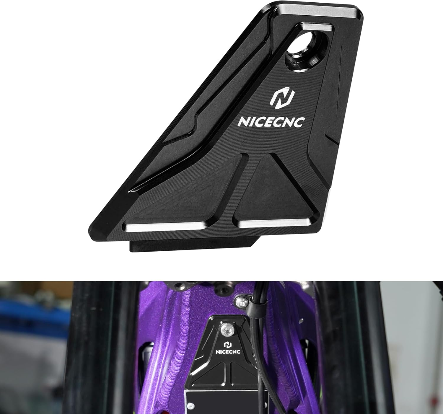 NICECNC Black Horn Cover Gap Cover Compatible with Surron Light Bee X Surron Light Bee S Surron Light Bee L1E Segway X160 Segway X260 See Fitment