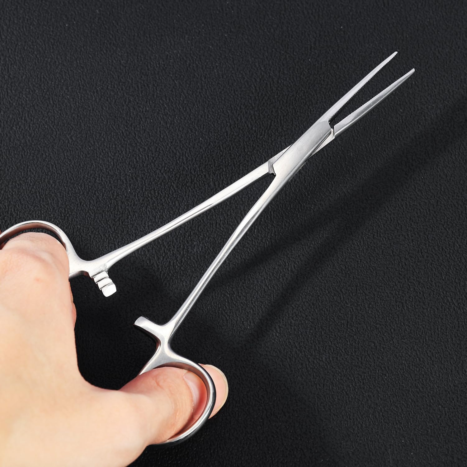 Accgin Piercing Clamps Ear Nose Septum Piercing Piercing Tool for All Piercings 316L Stainless Steel Ear Lip Nose Belly Navel Tongue Body Piercing Kit - 4Pcs Plastics Connecting Pipe image number 5