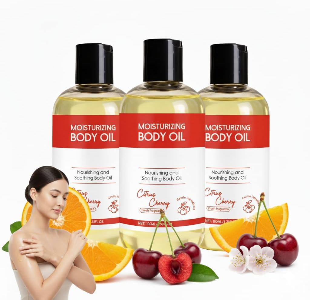 Body Firming Shimmer Body Oil Tightening & Hydrating Treatment | after Shower Massage Oil for Women Men | All-Natural Moisturizing Nourishing Body Luxury Oils for Dry Skin | Lightweight (1PCS)