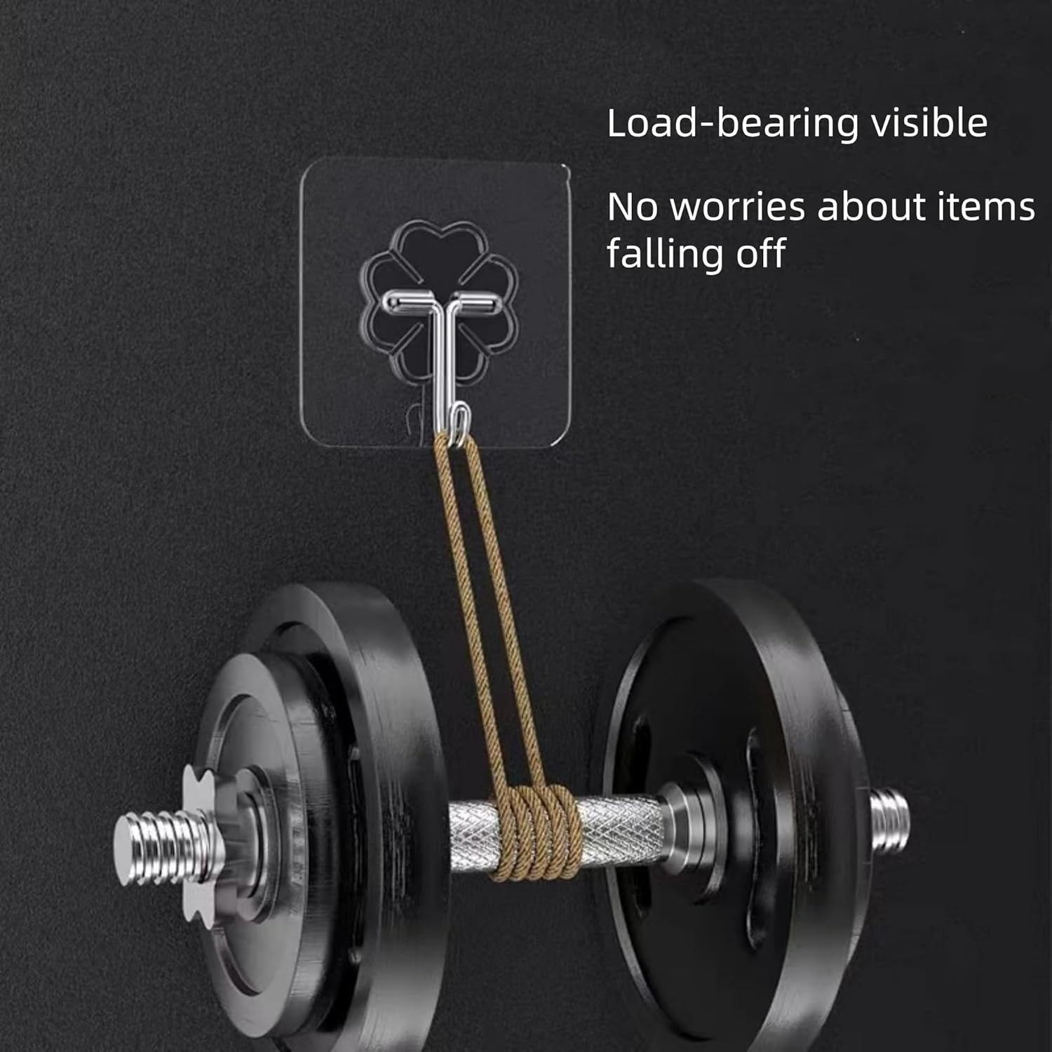 20Pcs Adhesive Hooks,Hanging Heavy Duty Wall Hooks,Self Adhesive Towel Hooks,Bathroom Shower Kitchen Key Portal Outdoor Home Improvement Practical Hooks,White