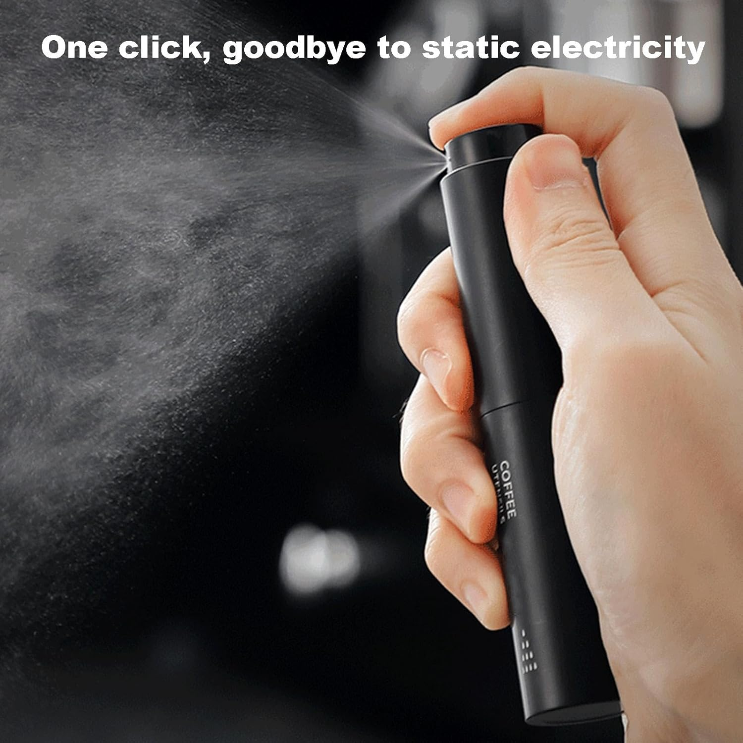 G&eacute;n&eacute;rique Coffee Bean Spritzer - 10Ml Portable Water Atomizer for Coffee Beans, Refillable Spray Bottle | Small Mist Sprayer for Cocktails, Coffee Accessories, Design - Black image number 3