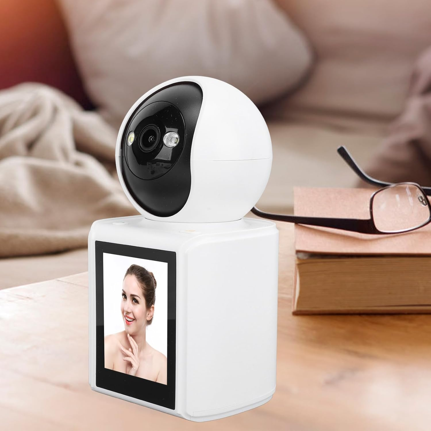 1080P Indoor Security Camera with Two-Way Audio Multi-Mode Surveillance System for Home Monitoring Motion Detection 2.8 Inch HD Screen Nanny Cam for Child Elder Care image number 6