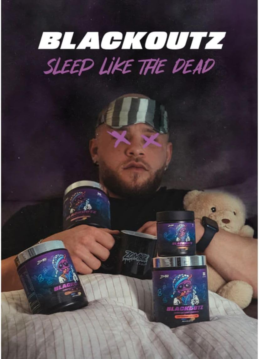 Zombie Labs Blackoutz Calm Chocolate Flavour 300G Hardcore Sleep Compound image number 4