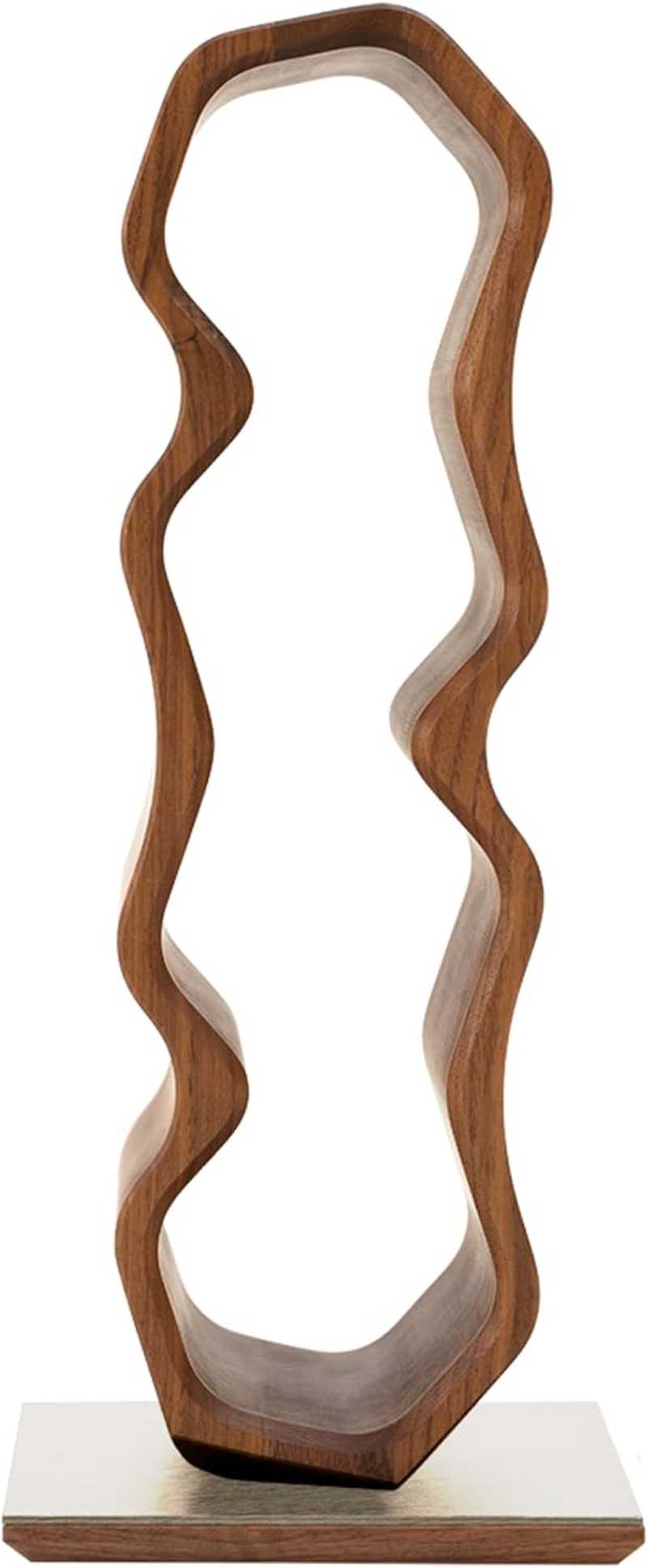 Max Levi&reg; WARP American Walnut - Wine Rack (Silver Base) - Black Base image number 4