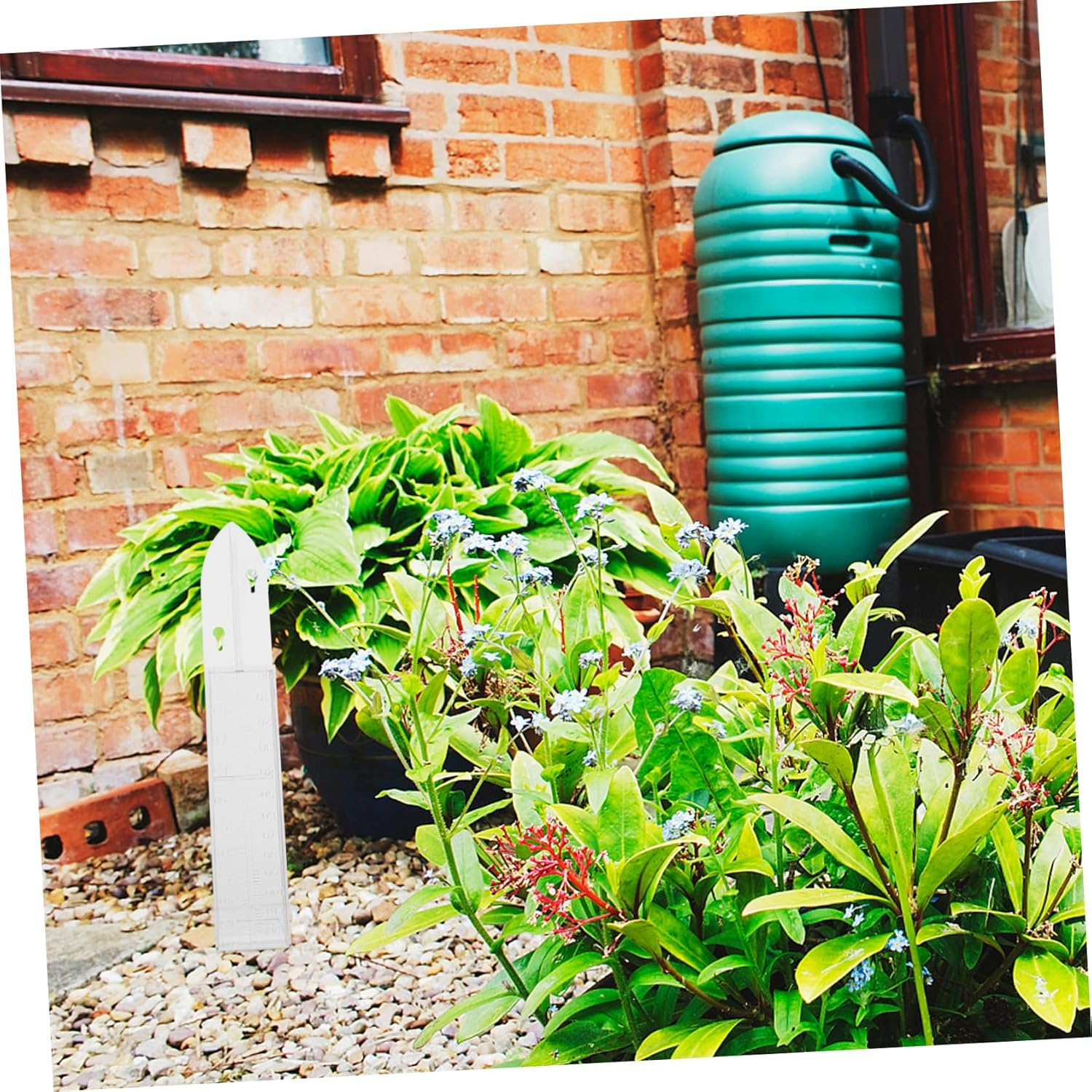 Plastic Rain Gauge Cup and Outdoor Rainfall Measuring Cylinder for Garden Use Holder, Rain Meter Container for Home Weather Monitoring image number 2