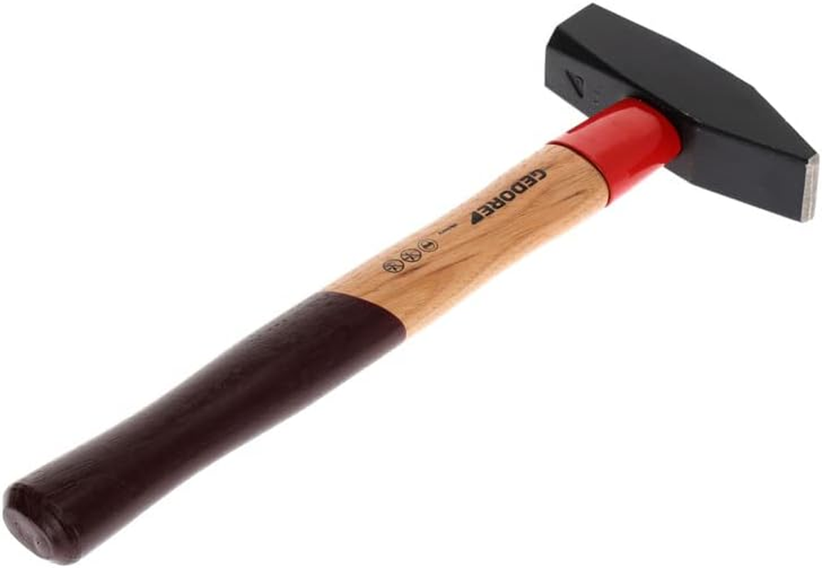 Gedore 600H-800 800 G Rotband Hickory Engineers' Hammer - Brown/Red/Bordeaux image number 6