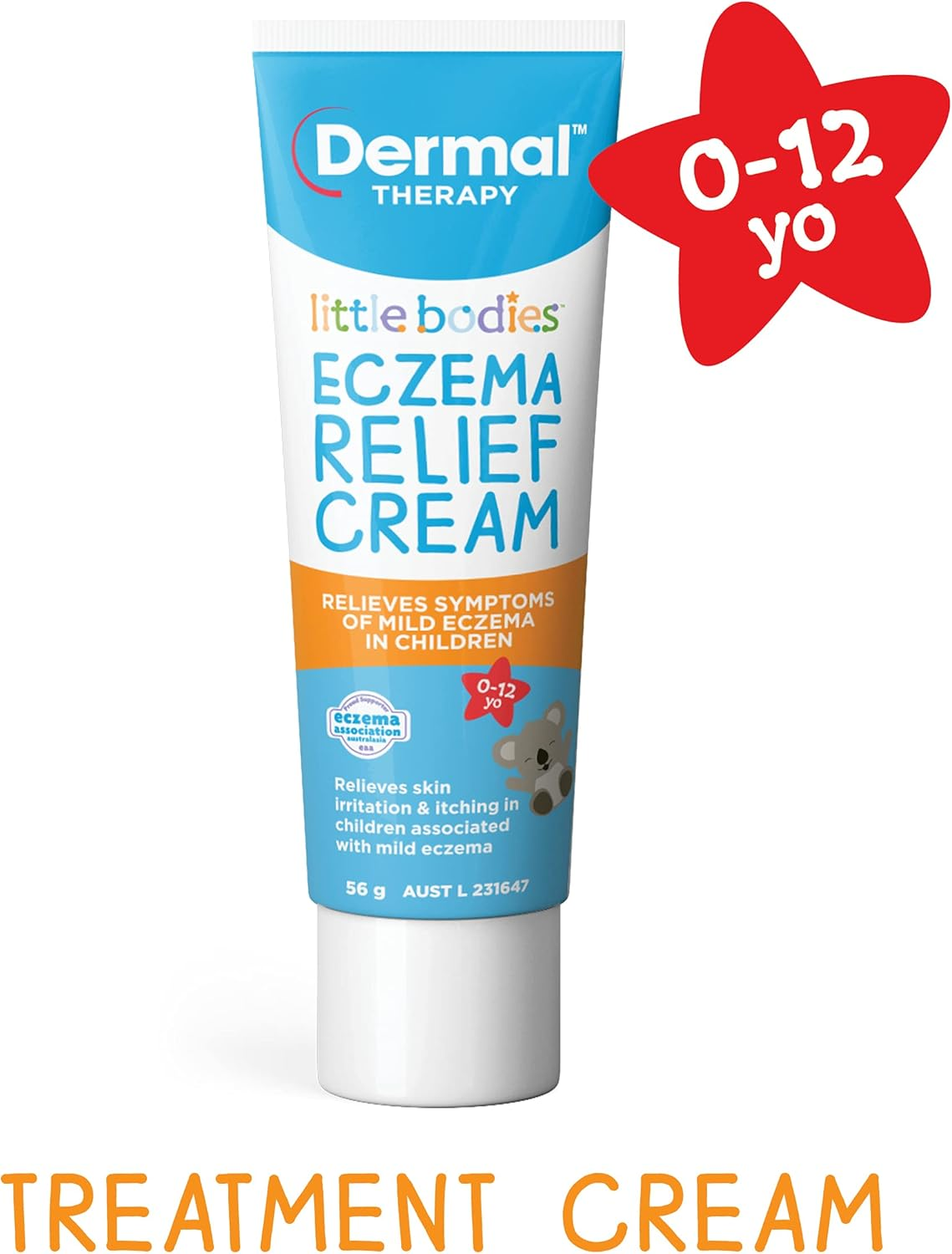 Dermal Therapy Little Bodies Eczema Relief Cream for Babies & Children, Relieves Mild Eczema & Dermatitis Symptoms, with Calendula Officinalis & Aloe Vera, Gentle Skin Care for Sensitive Skin | 56G image number 3