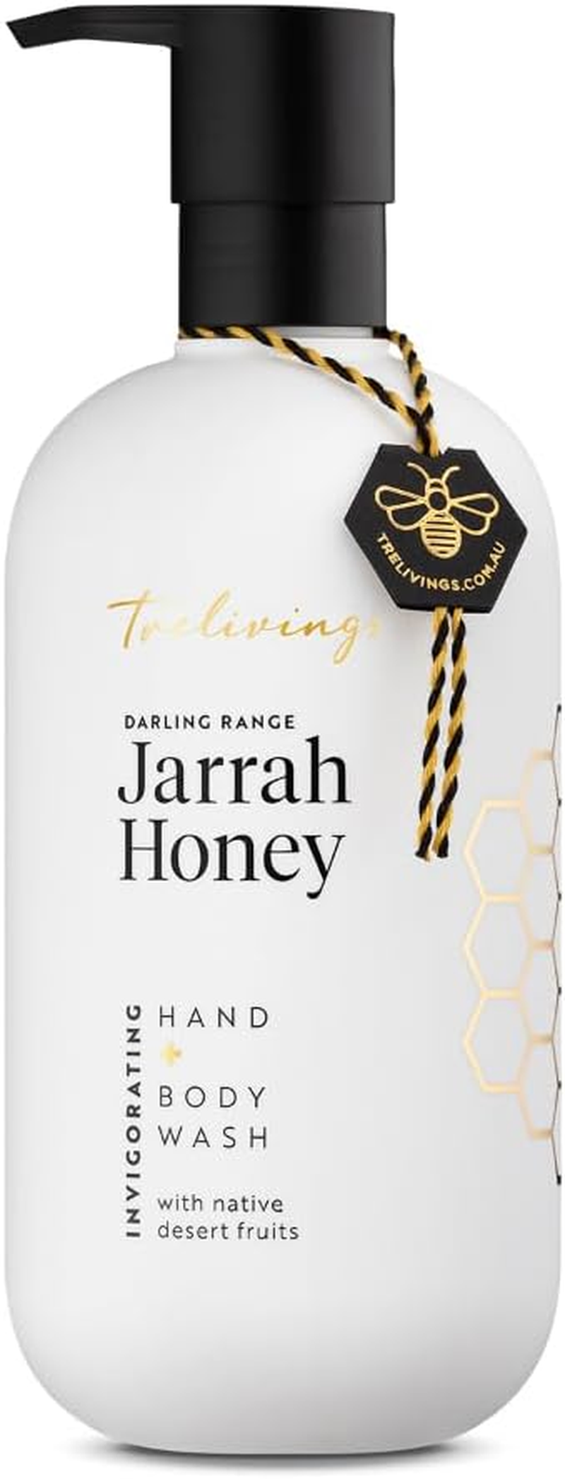 Australian Made Trelivings Jarrah Honey Hand & Body Wash 400Ml