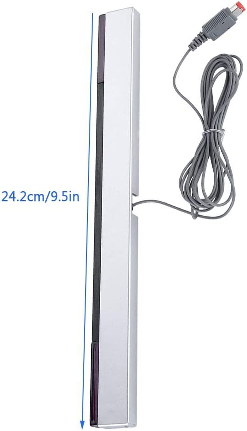 Wired Sensor Bar, Game Sensor Bar Wired Receiver with a Stand Wii Sensor Bar Sensor Bar, Infrared for Nintendo WII For image number 1